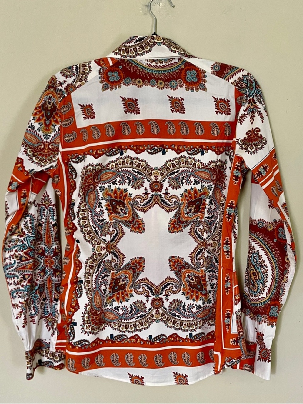 Etro | Paisley Print Button Up Blouse / Shirt, Sz 48 IT ♥ EUC - Picture 4 of 9